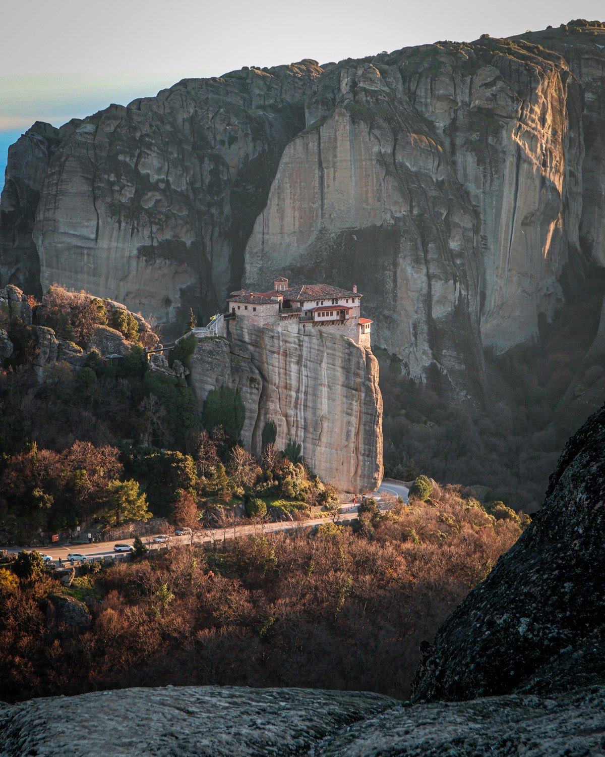 Mănăstirile din Meteora — vedere panoramică