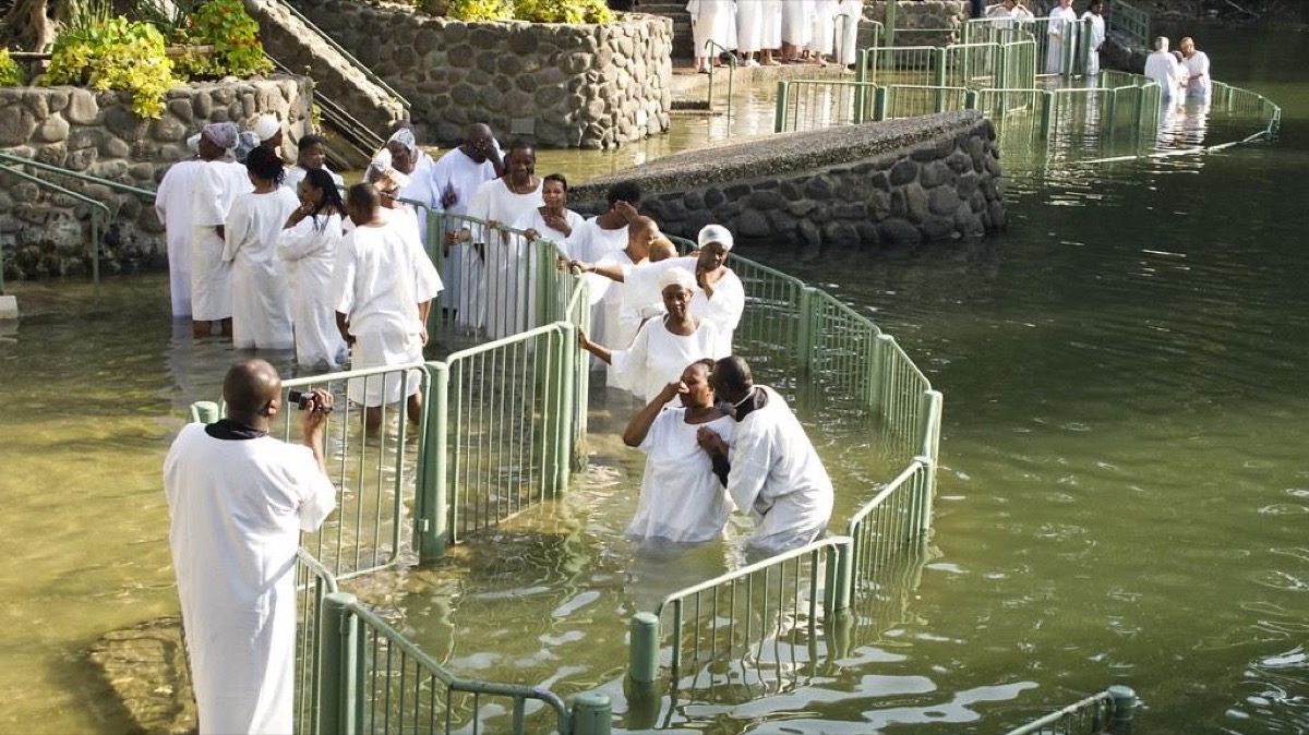 Râul Iordan — loc de botez Yardenit