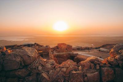 Panoramă asupra Israelului — peisaj biblic